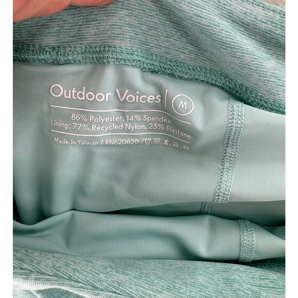 Outdoor Voices 2 Piece Active Sports Bra Skirt Skort Activewear Set Work out M - Picture 6 of 7